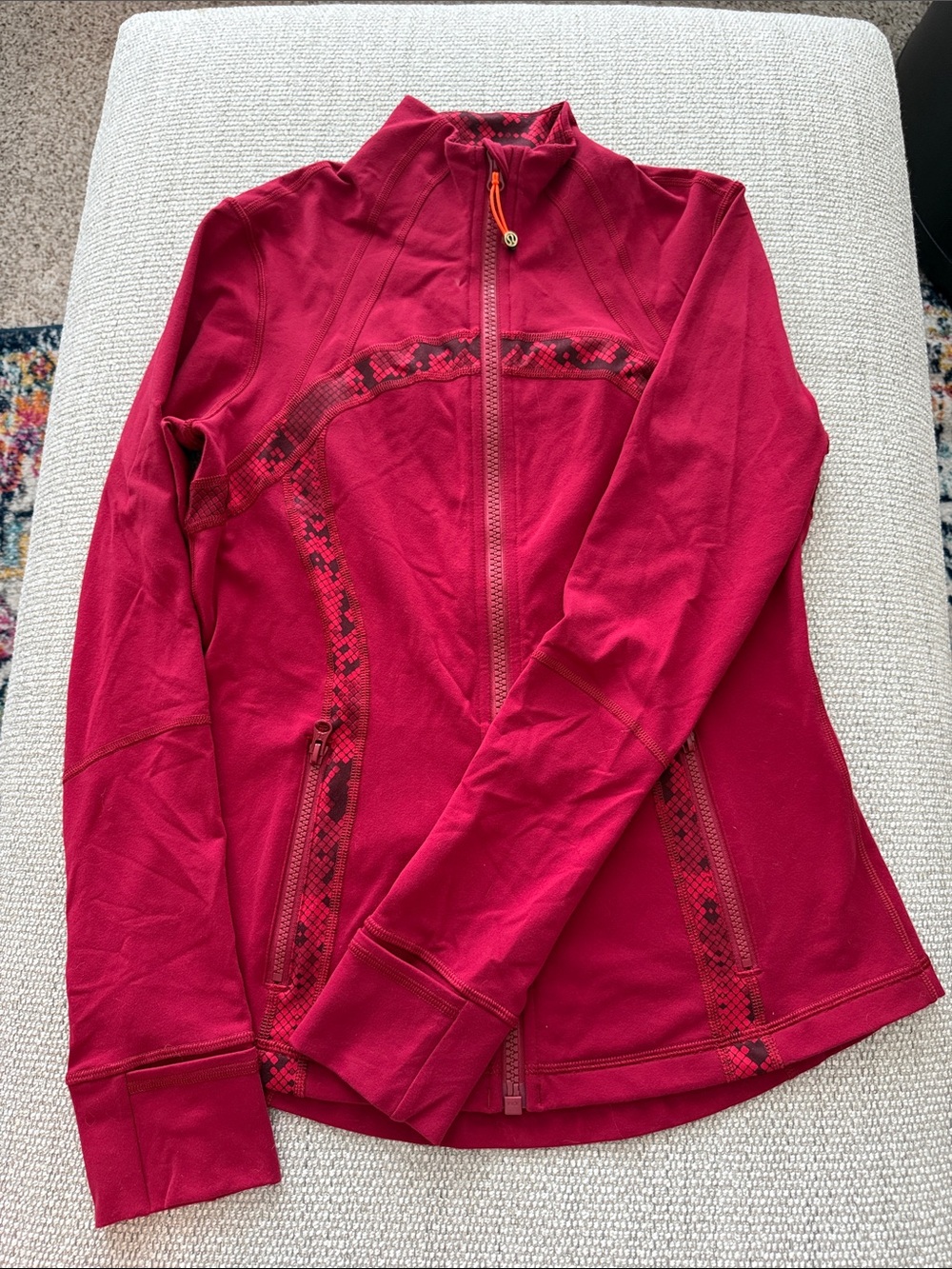 Lululemon Women’s Red Full-Zip Performance Jacket